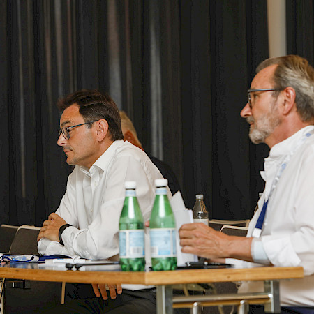 Raffaele De Rosa, Conseiller d’Etat et Directeur du Département de la santé TI & Raymond Loretan, Président CA Swiss Medical Network