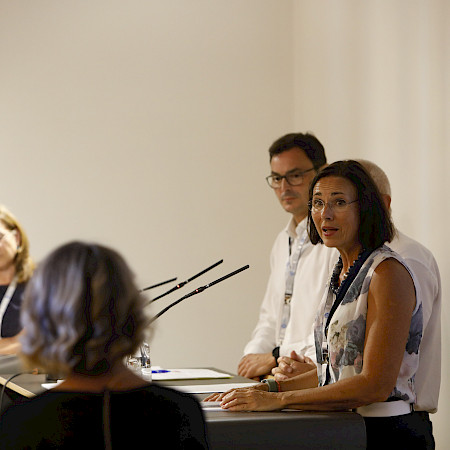 Philomena Colatrella, CEO CSS, Raffaele De Rosa, Conseiller d’Etat et Directeur du Département de la santé TI, Annamaria Müller, Présidente du Conseil d’administration, Hôpital Fribourg